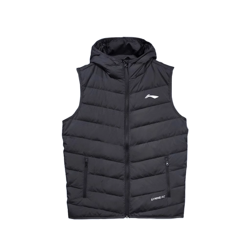 Li-Ning Li Ning Down Vests Men's Hooded Moderate Detachable