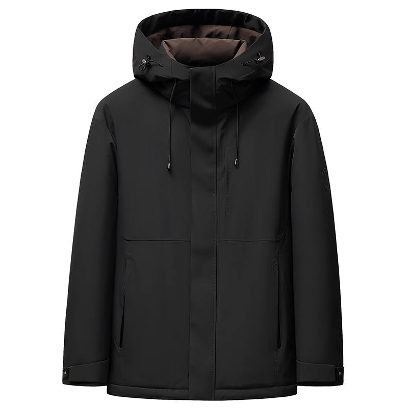 YALU Down Jackets Men's Hooded Thickened