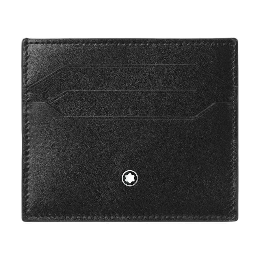 MONTBLANC Meisterstuck Leather Card Holder Men's Black