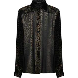 TOM FORD Shirts Women's Black Lapel Moderate Other
