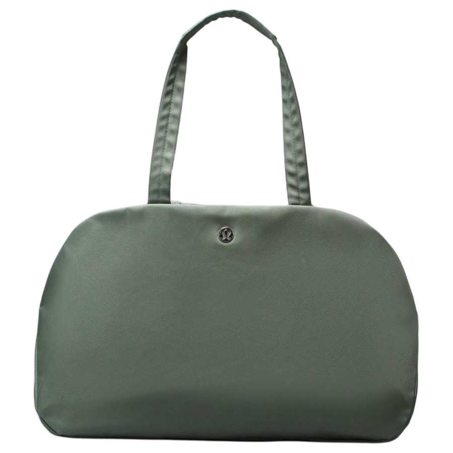 Lululemon City Essentials Detachable Adjustable Strap One Shoulder Handbag Women's Gray Eucalyptus