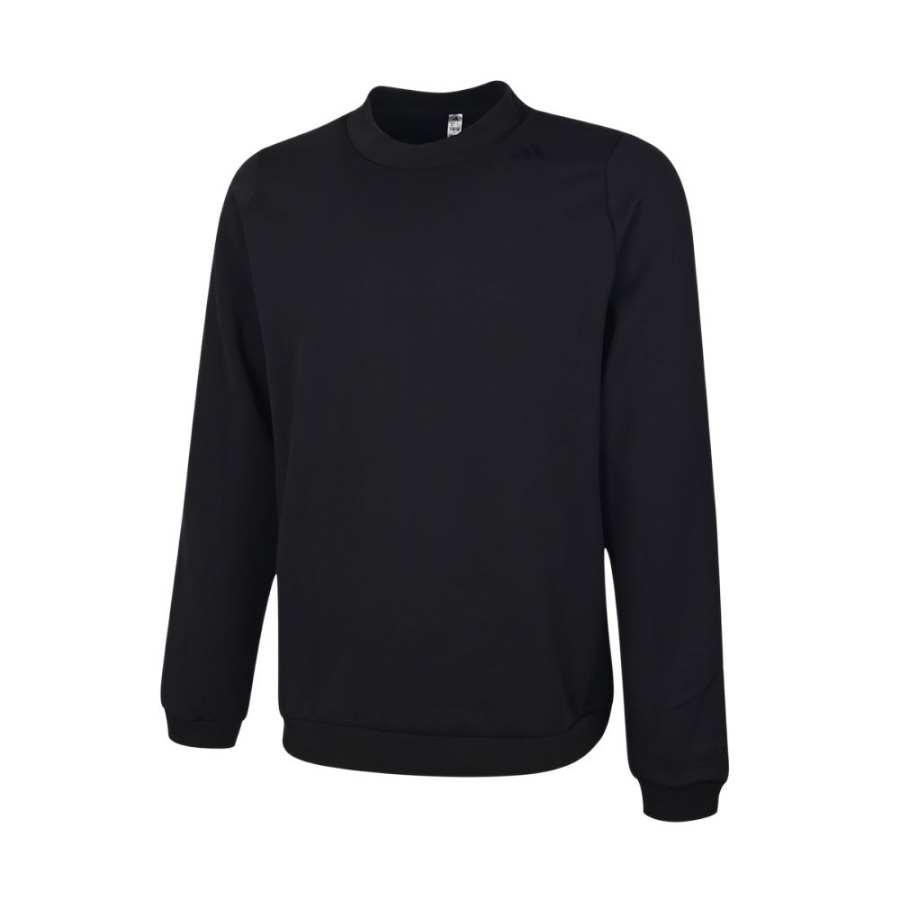 Adidas Adidas Sweatshirts Men's Black Crew Neck Moderate