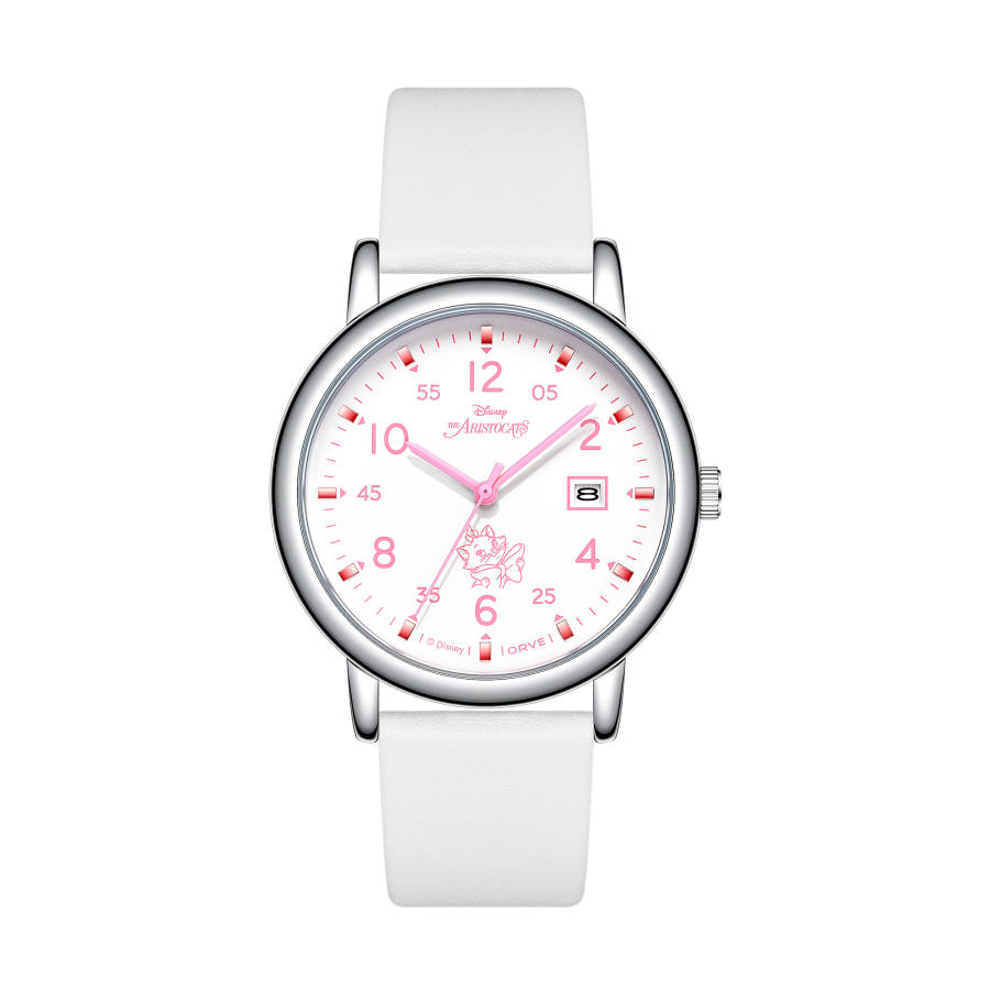 Disney Kitten Plush Quartz Movement Watch Women's Watch White Dial