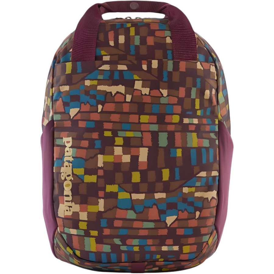 Patagonia 20L Mountaineering Bag Outdoor Bag Polyester Night Plum Flower Unisex