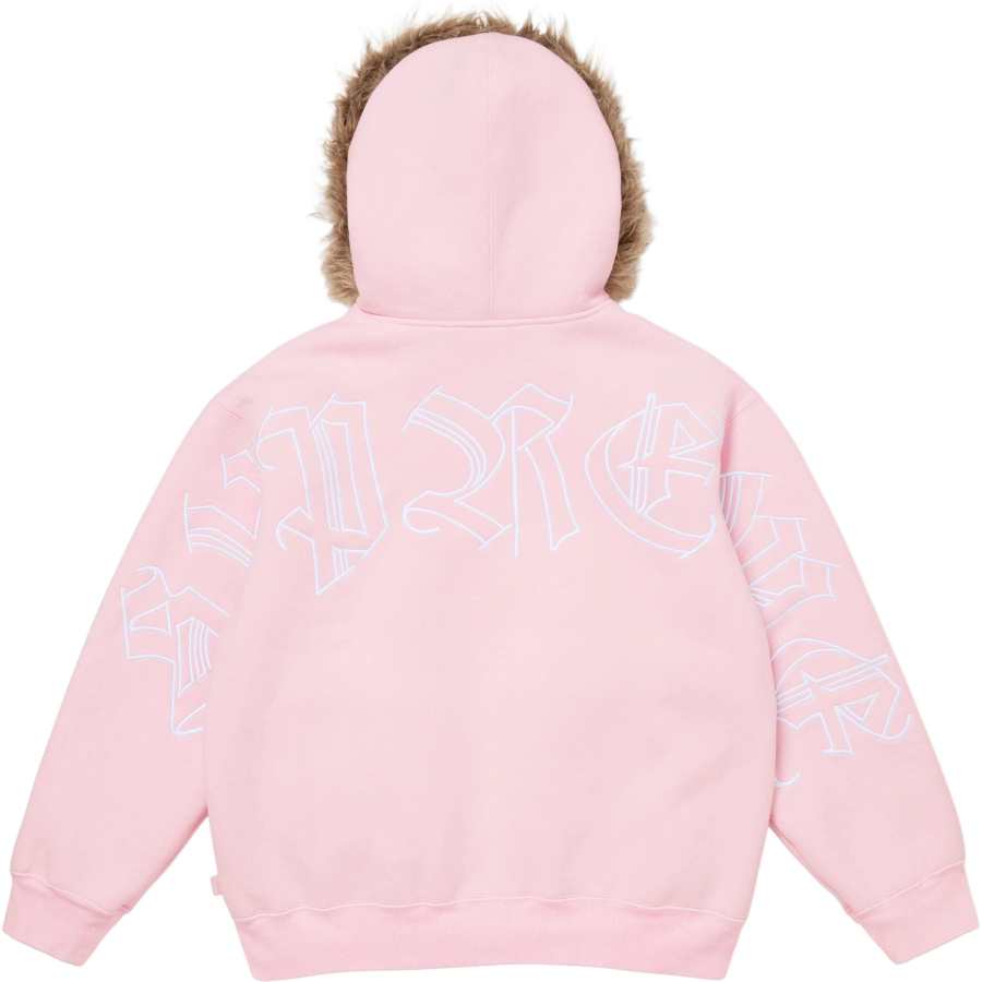 Supreme Supreme Faux fur Zip up Hoodie