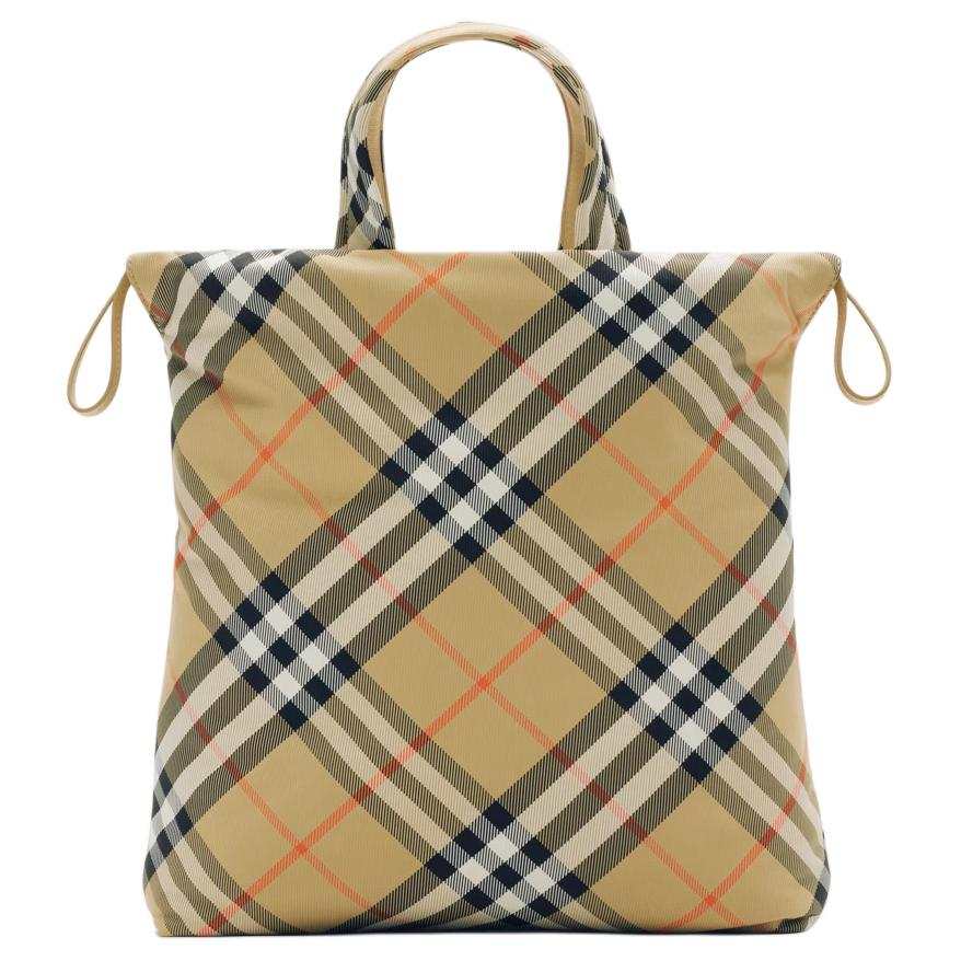 Burberry Nylon Tote Bag, Shopping Bag, Handbag Women's Sand
