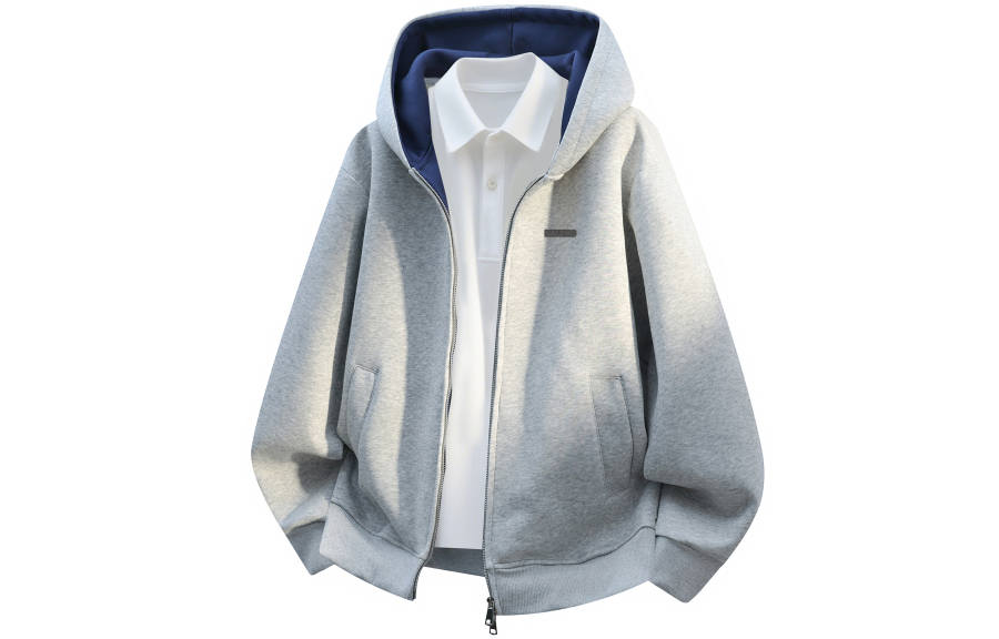BALENO Sweatshirts Unisex Hooded Moderate Cardigan