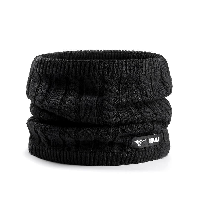 SEPTWOLVES SEPTWOLVES Thermal Thickened And Fleece Lined Soft Windproof Neck Warmer Cold Resistant Multi Layer Design
