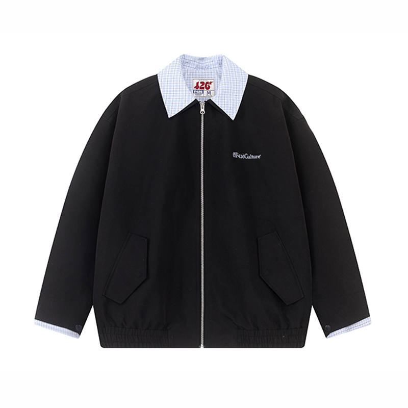 F426 F426 Jackets Unisex Lapel Moderate Mock Two Piece