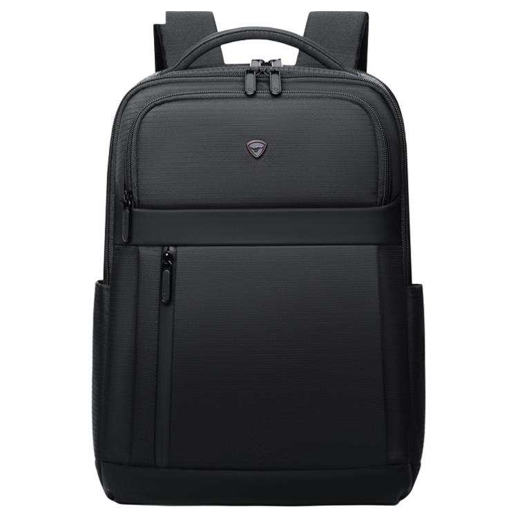 SEPTWOLVES SEPTWOLVES Fabric, Synthetic Leather Backpack Men's Black