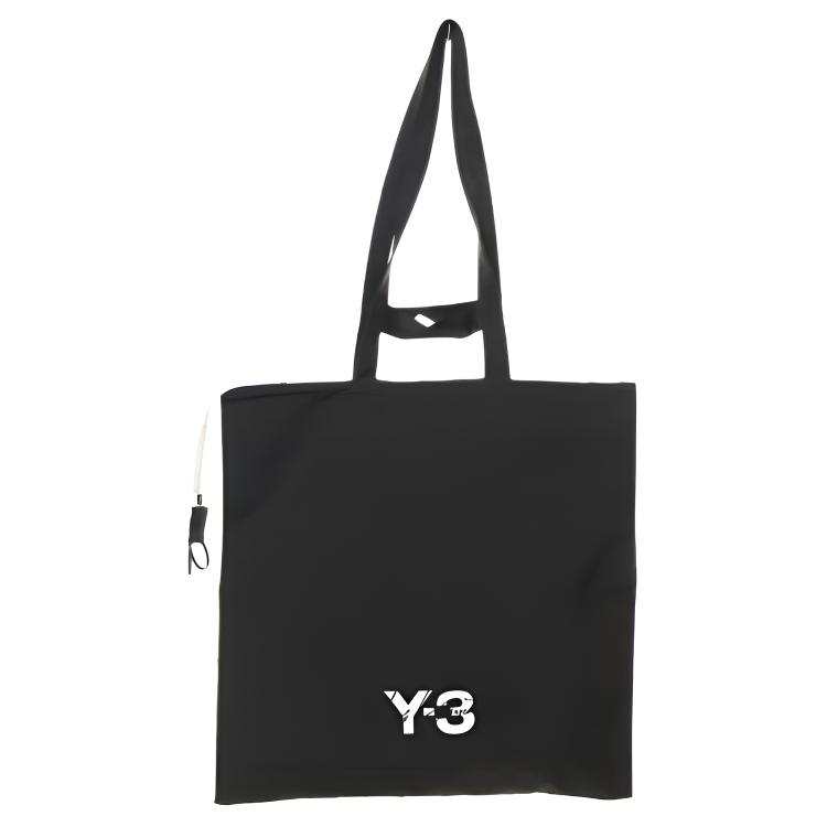 Y-3 Y 3 Fabric Tote Handbag Unisex Black
