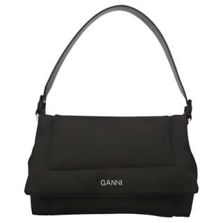 GANNI Recycled Polyamide Handbag, Shoulder Bag Regular Women's Black