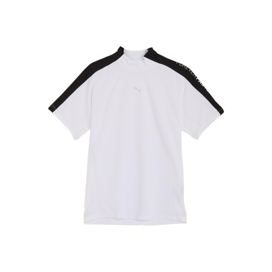 PUMA PUMA T Shirts Men's White Half Turtleneck Moderate