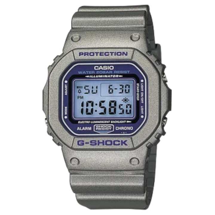 CASIO CASIO G SHOCK 200m Waterproof Quartz Movement Nylon Strap Watch Unisex Blue Dial