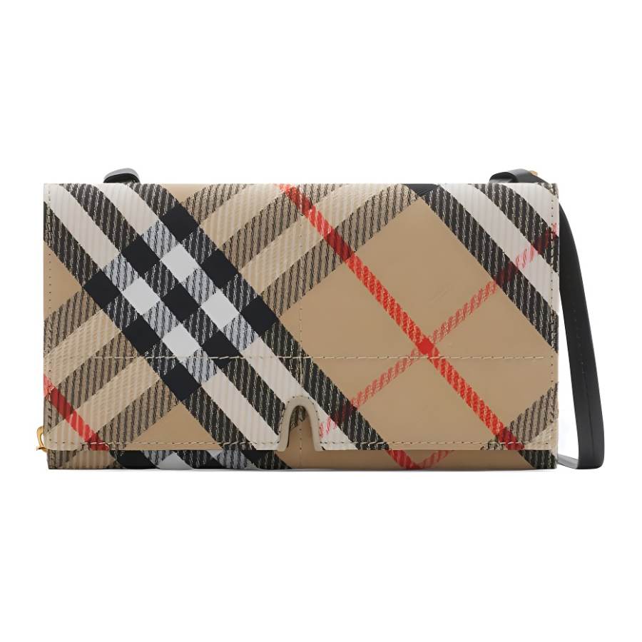 Burberry Snip Polyester Crossbody Bag, Shoulder Bag Women's Sand