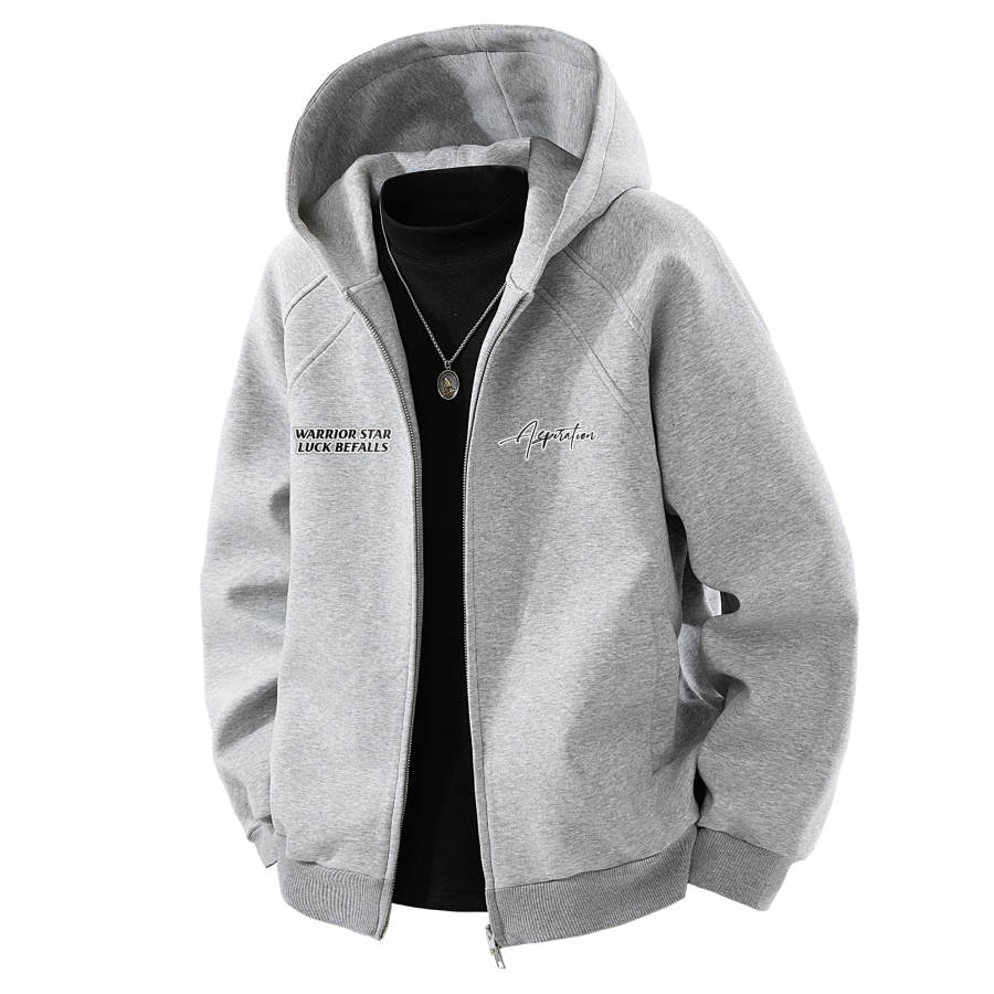 WARRIOR Sweatshirts Unisex Hooded Moderate Cardigan