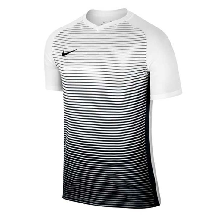 Nike Nike T Shirts Men's White/Black V Neck Moderate