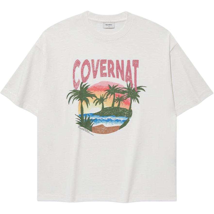 COVERNAT T Shirts Unisex White Crew Neck