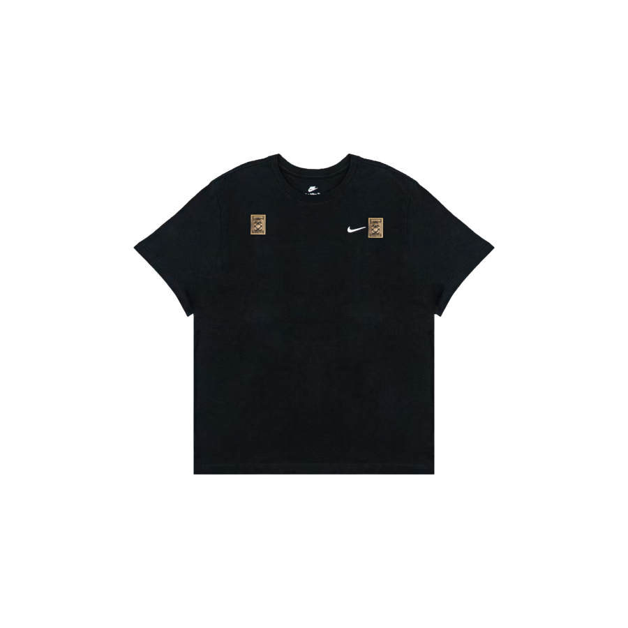 Nike Nike Sportswear T Shirts Men's Black Crew Neck Moderate Straight Fit