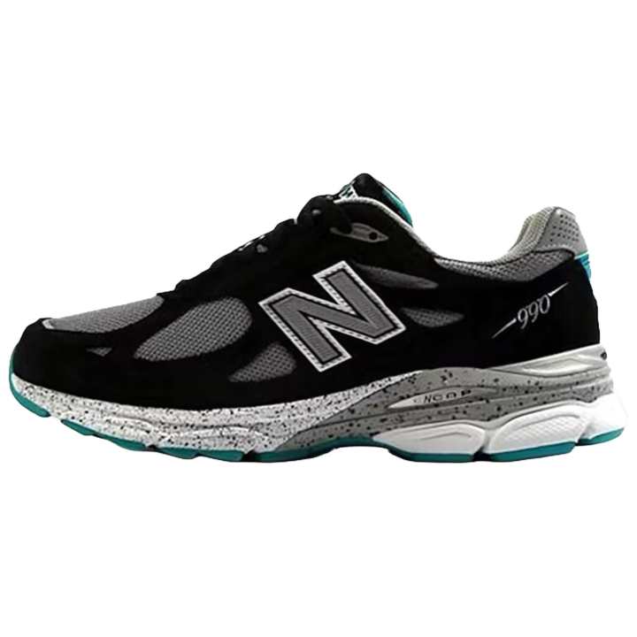 New Balance New Balance 990v3 Black Grey Teal