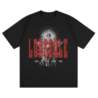 LONSDALE T Shirts Unisex Crew Neck Moderate Heavyweight