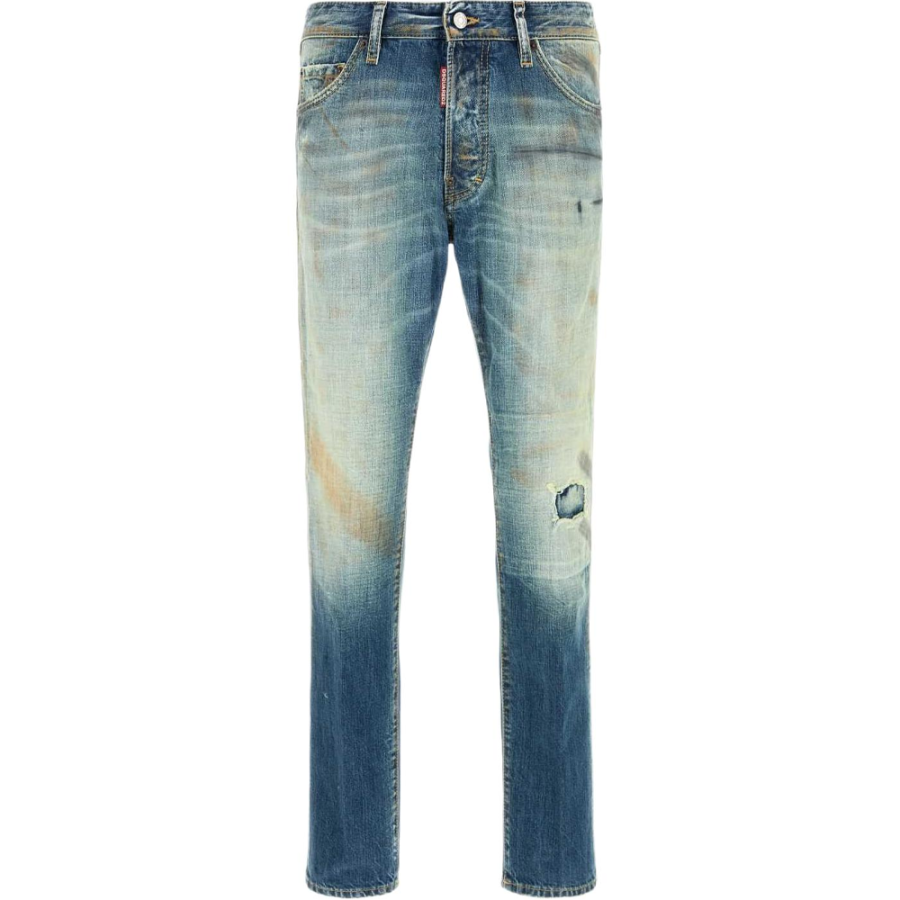 DSQUARED 2 Dsquared2 Medium Pressed Sand Scared The American Distressed Jeans