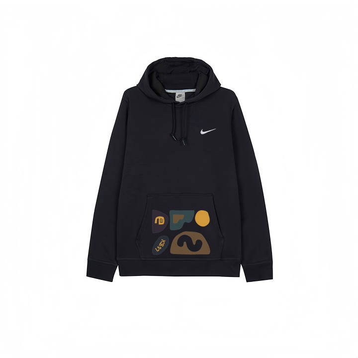 Nike Nike Sweatshirts Men's Black Hooded Moderate