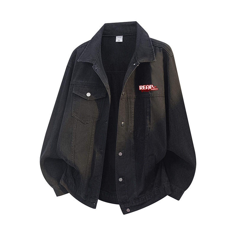 WARRIOR Warrior Huichao Riding The Wind Collection Denim Jacket Unisex
