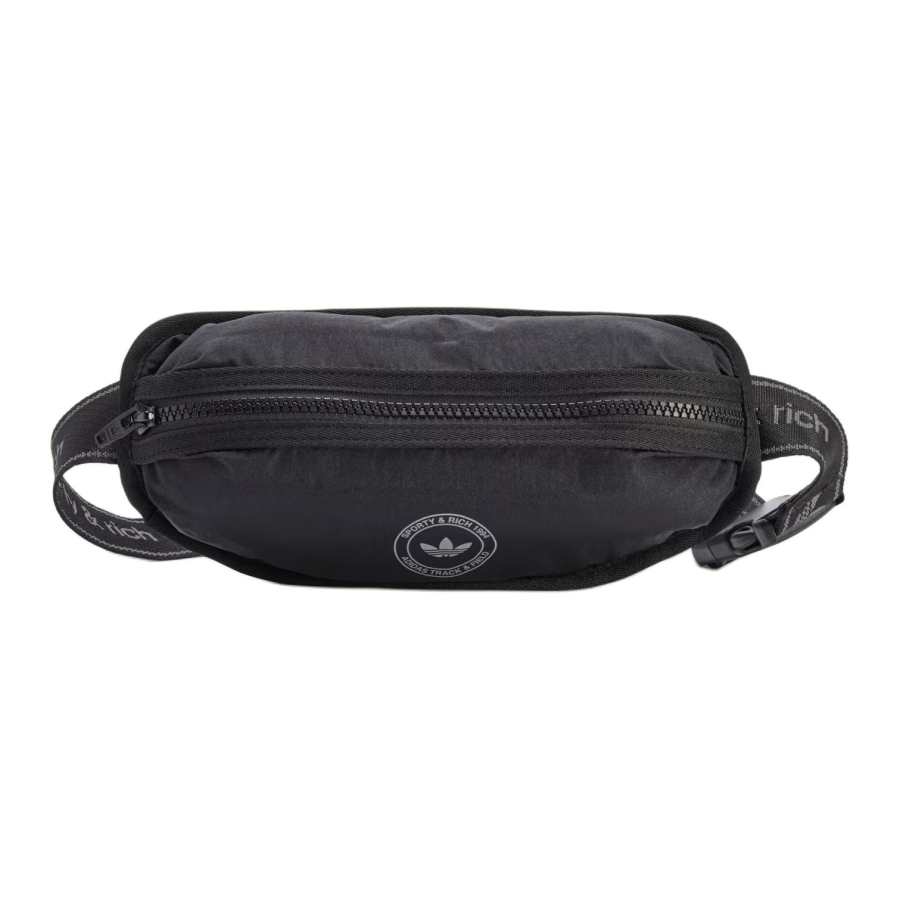 Adidas Originals X SPORTY & RICH Collaboration Polyamide Fanny Pack Regular Women's Black