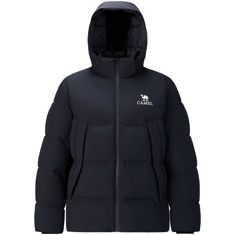 CAMEL Down Jackets Men's Detachable Hood Thickened Puffer Jacket