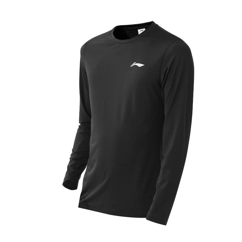 Li-Ning Li Ning Fitness Clothing Men's Black Fleece Lined Minimalist Moderate