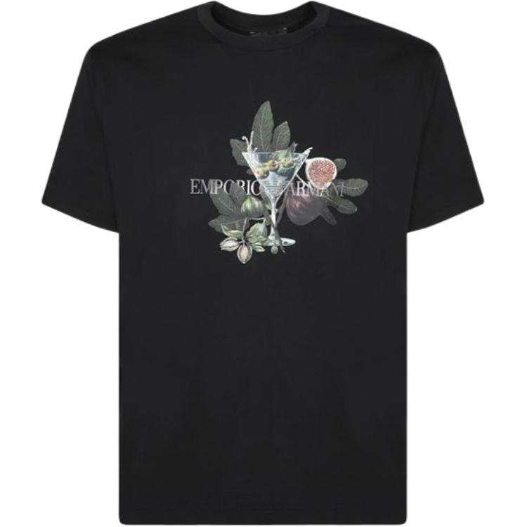 Emporio Armani Logo Printed Crewneck T-Shirt