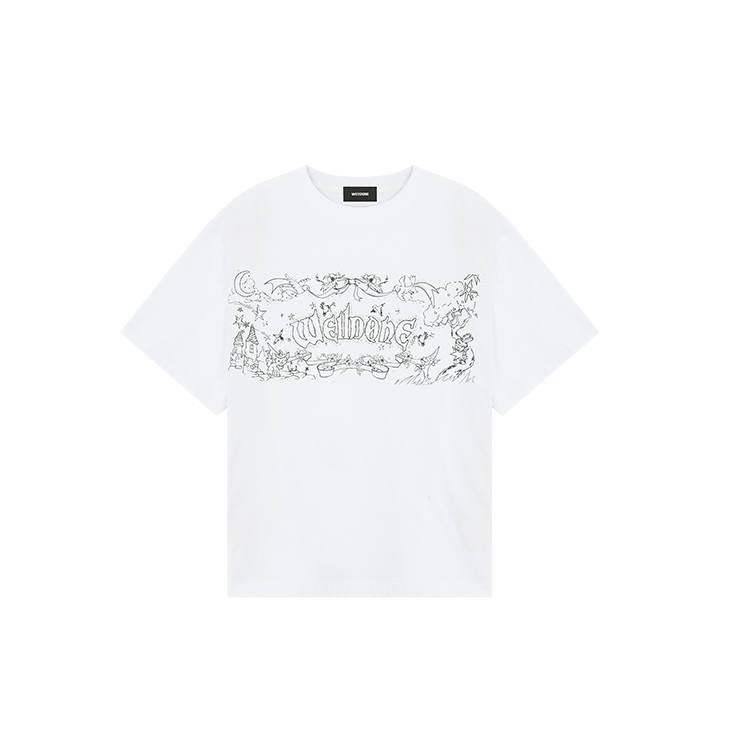 WE11DONE WE11DONE Short Sleeved T Shirts Unisex White