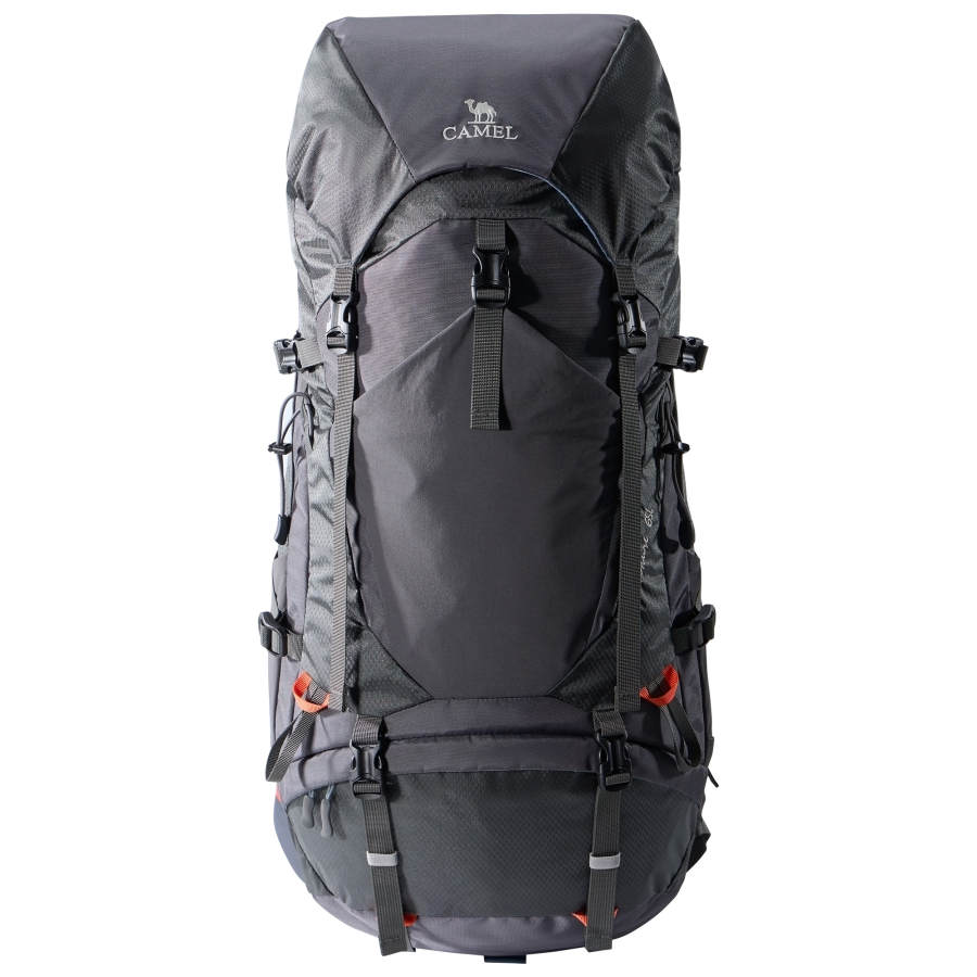 CAMEL 53L Mountaineering Bag Outdoor Bag Nylon Dark Gray/Black Unisex