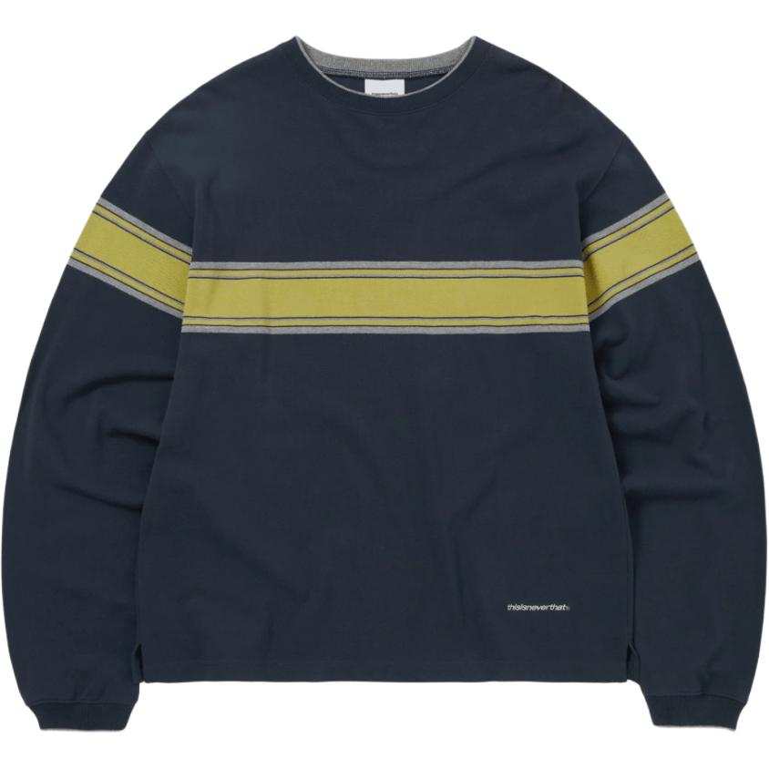 Thisisneverthat FW25 PK Line L/S Tee Navy T Shirt Unisex