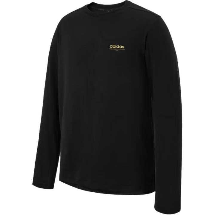 Adidas Adidas Sweatshirts Men's Black Crew Neck Moderate