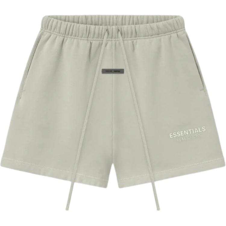 Fear Of God Essentials logo-embroidered elasticated-waist shorts