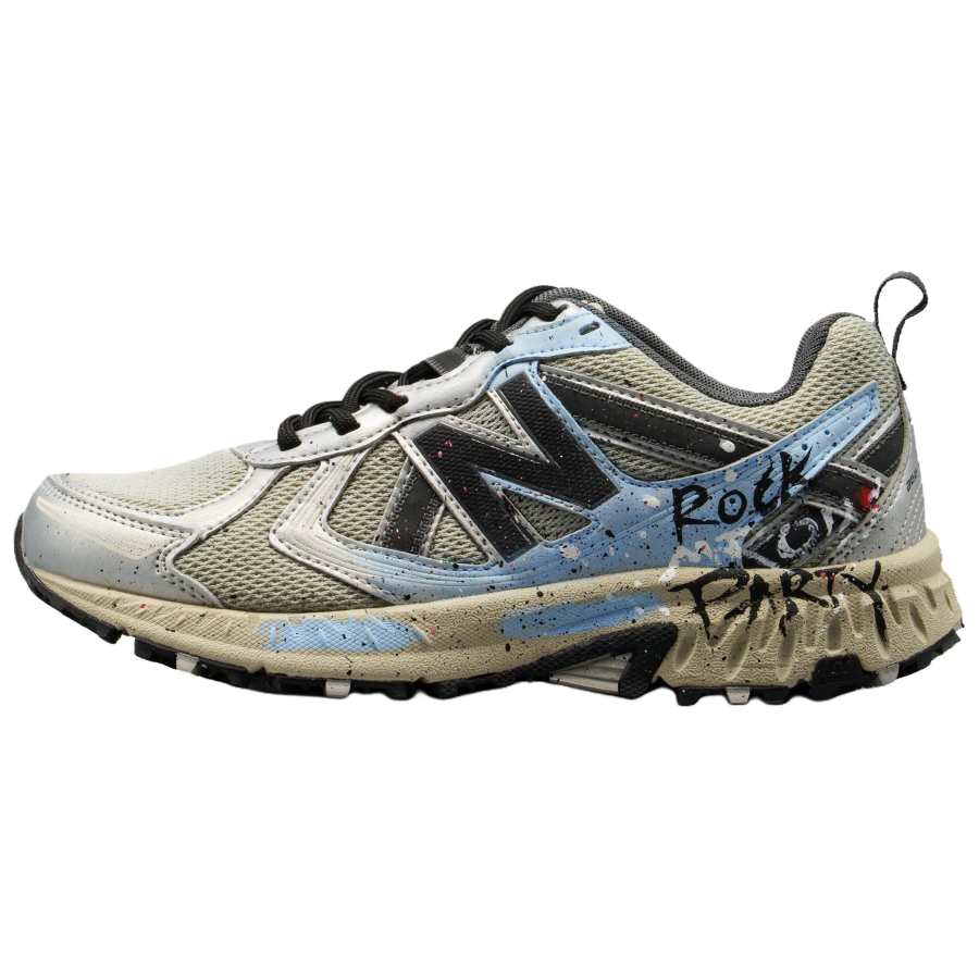 New Balance New Balance NB 410 V5 Abrasion Resistant Low top Running Shoes Unisex Silver Blue