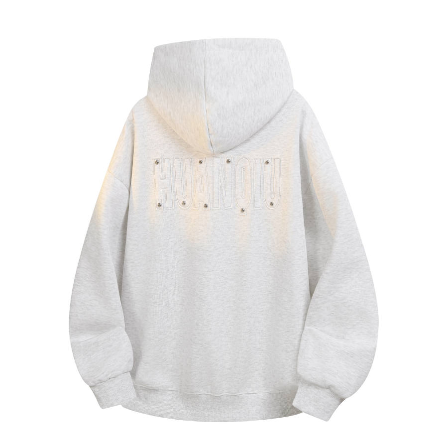HUANQIU Sweatshirts Unisex Hooded Moderate Heavyweight