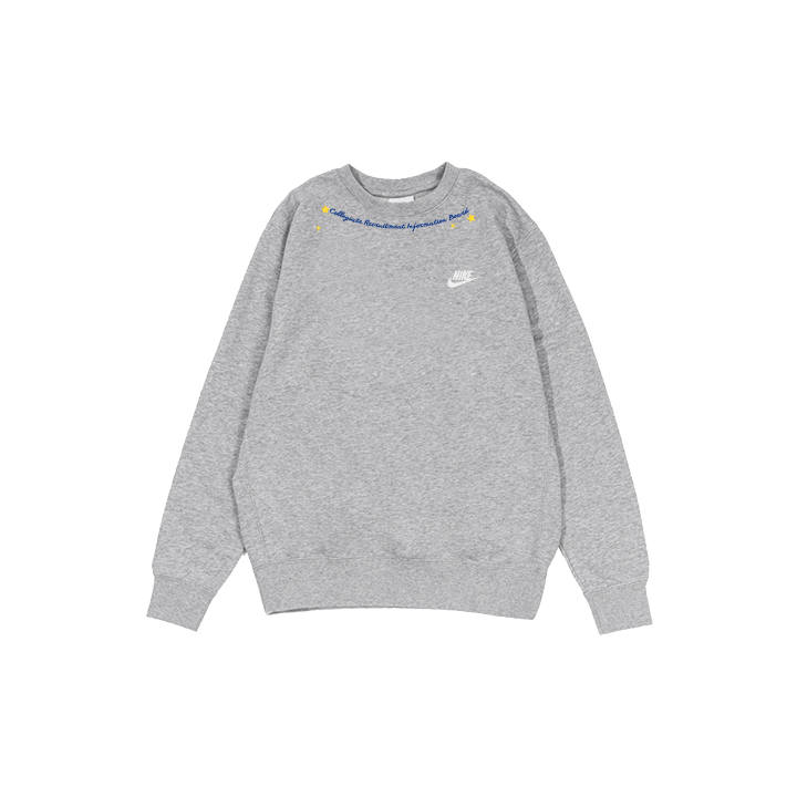 Nike Nike Sweatshirts Men's Gray Crew Neck Moderate Other