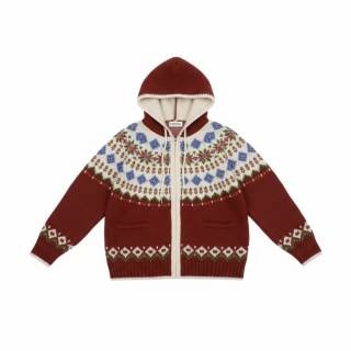 Cosyism Knitwear Women's Hooded Thickened Cardigan