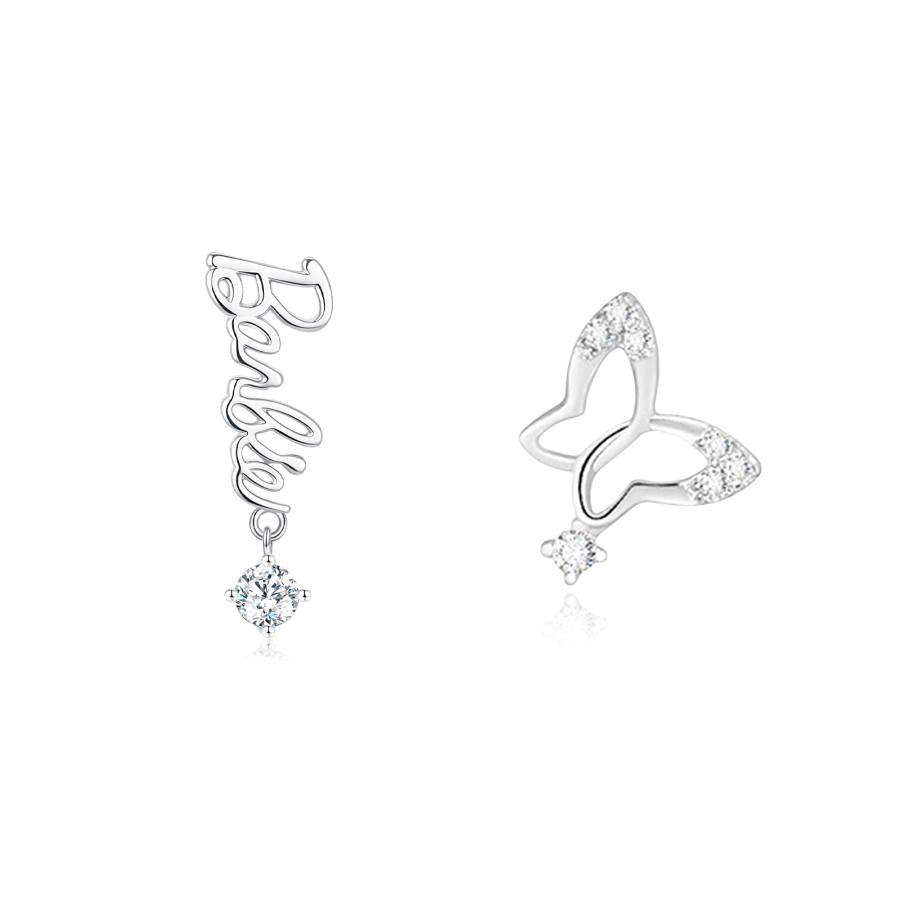 Barbie Synthetic Cubic Zirconia Stud Earrings Women's