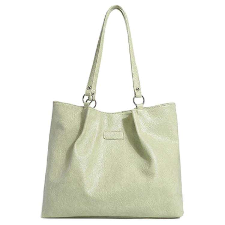 HAWA Pu Shoulder Bag Women's White/Black/Green