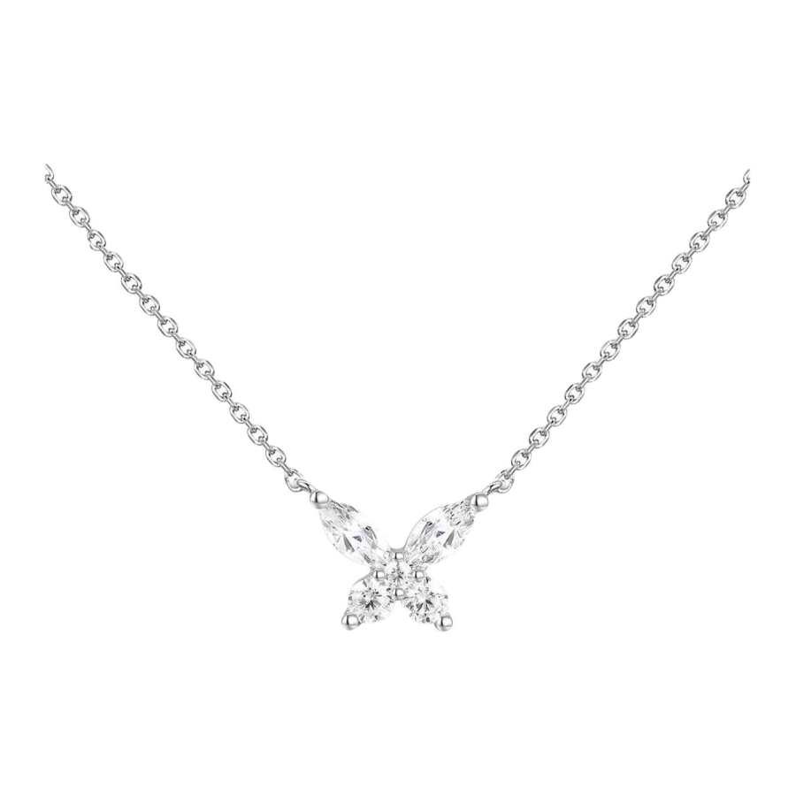 Apm Monaco Synthetic Cubic Zirconia Alloy Necklaces Women's White