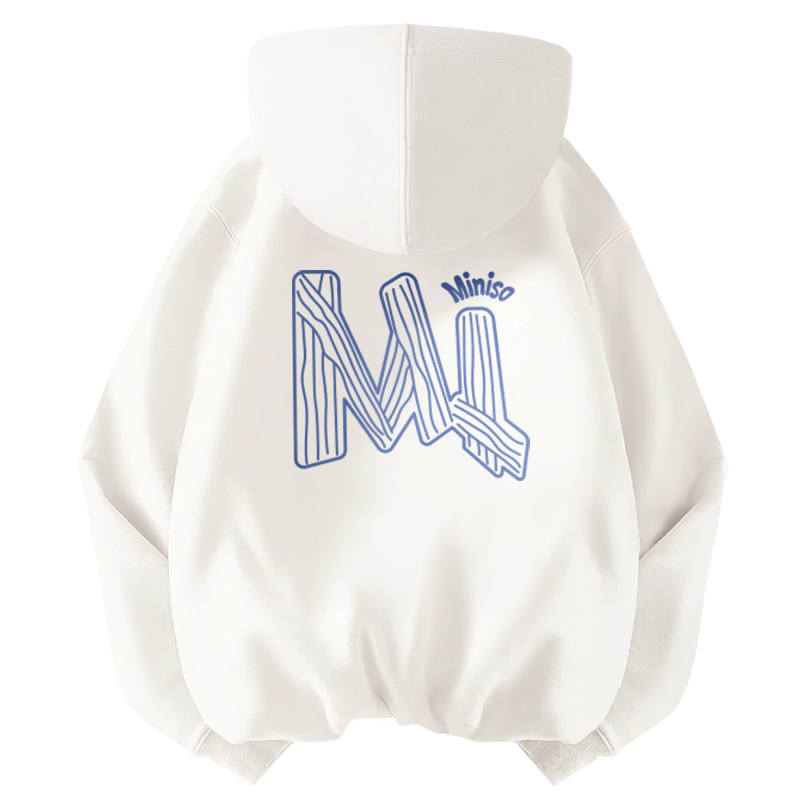 MINISO MINISO Sweatshirts Unisex Hooded Moderate Plus Size