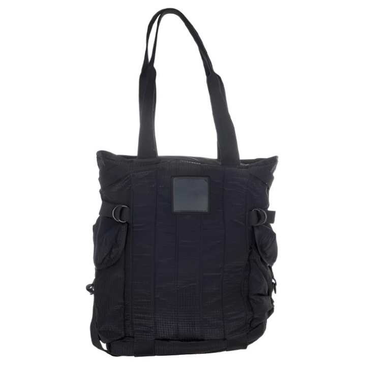 Adidas Adidas Zip Closure Polyethylene Polyamide Polyester Handbag Regular Unisex Black