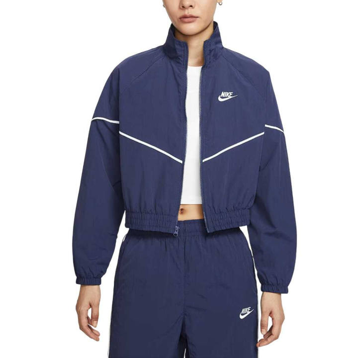 Nike Nike Sportswear Jackets Women's Dark Navy Blue Stand Collar Moderate Other