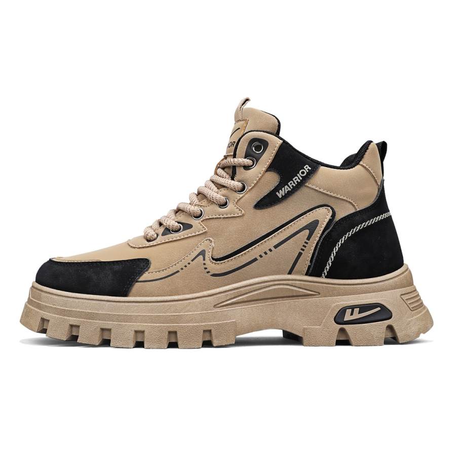 WARRIOR WARRIOR Combat Boots Men's Black/Khaki Black/Gray Black