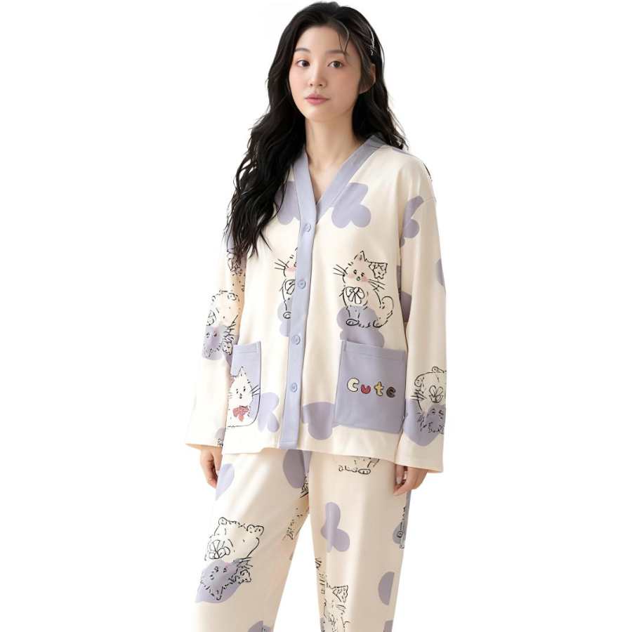 Cotton Gene Women's Pajama Sets