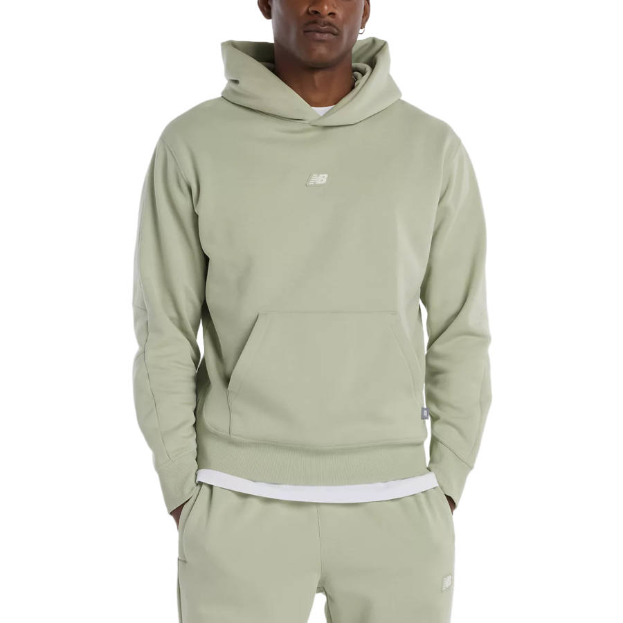 New Balance New Balance Sweatshirts Men's Green Hooded Moderate Regular